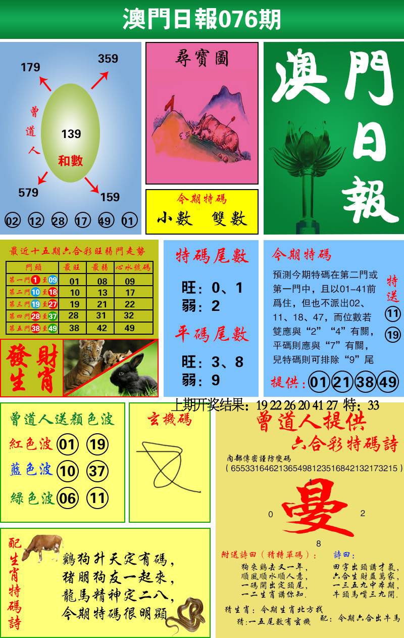076期澳门日报[图]